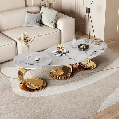 Center Writing Coffee Table Minimalist Unique Designer Coffee Table Accessories Decoration Mesas Bajas Living Room Furniture - Kimlud
