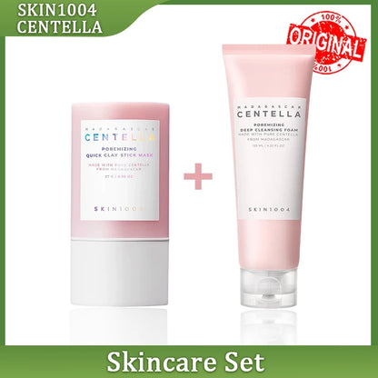 Skin1004 Centella Asiatica Toner Cleanser Facial Serum Cleansing Oil & Moisturizer Skincare Set Original Products |...