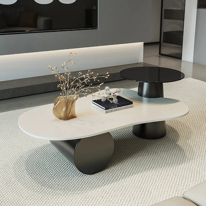 Creative Aesthetic Side Table Luxury Space Saving Coffee Tables Minimalist Modern Mesa De Centro De Sala Living Room Furniture - Kimlud