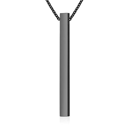Customized Coordinate Engraved Name Text Heart Hole Cuff Bangle Personalized Bar Necklace Stainless Steel Bracelet Men...