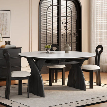 Nordic Center Dining Table Mobile Marble Extendable Luxury Dining Table Reception Round Mesas De Comedor Living Room Furniture