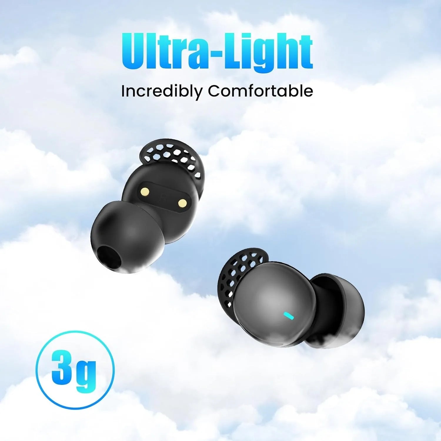 Wireless Earphone Sleep Earbuds for Side Sleepers Wireless Earbuds Comfortable Noise Blocking Music Sleep Dual Mode |...
