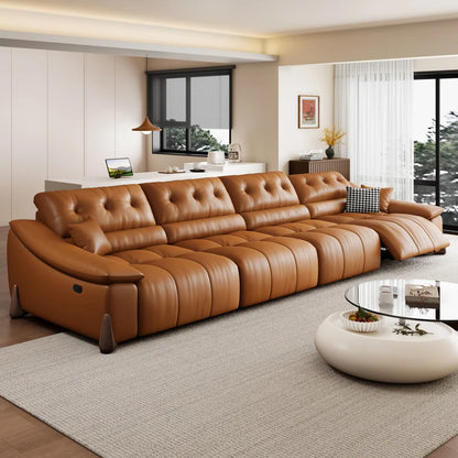 Electric Italian Sofas Minimalist Creative Living Room Leather Multifunctional Sofa High Quality Hallway Sillon Cama...