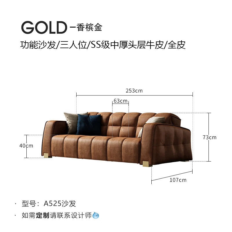 Italian Light Luxury Sofa Multifunctional Design Creative Aesthetics Aesthetics Sofas Modern Lounge Sillon Cama Trendy...