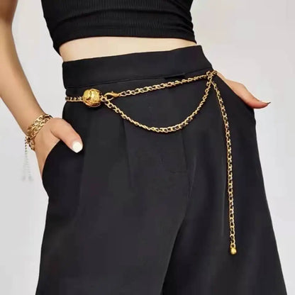 Trendy Designer Fashion Waist Chain Belt Corset Body Metal Lanyards For Women's Dress Jeans 2022 | Kimlud Mid Range Dress