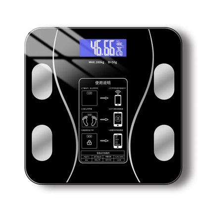 USB Digital Precise Body Fat Scale - Intelligent Small Electronic Weighing Scale for Home Accurate Body Weight & Fat...