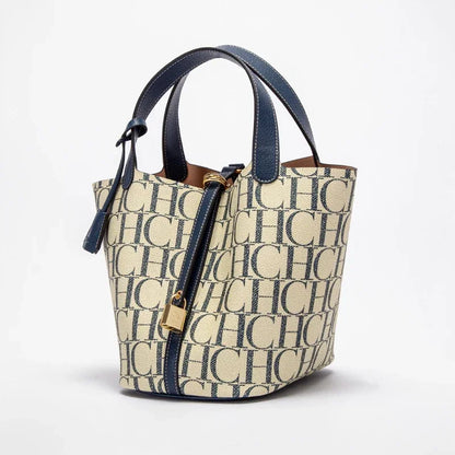 CH Large Capacity Commuter Travel Handbag Luxury Brand Fashion Texture Letter Printed Women's Shoulder Bag | Kimlud...