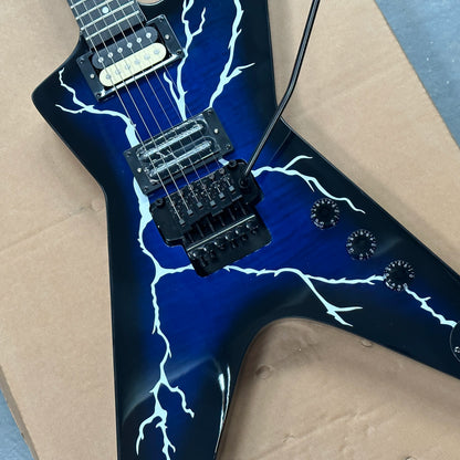 BLUE LIGHTING Dimebag Custom Electric Guitar Brand Washb Fast Ship | Kimlud Luxury Lamp