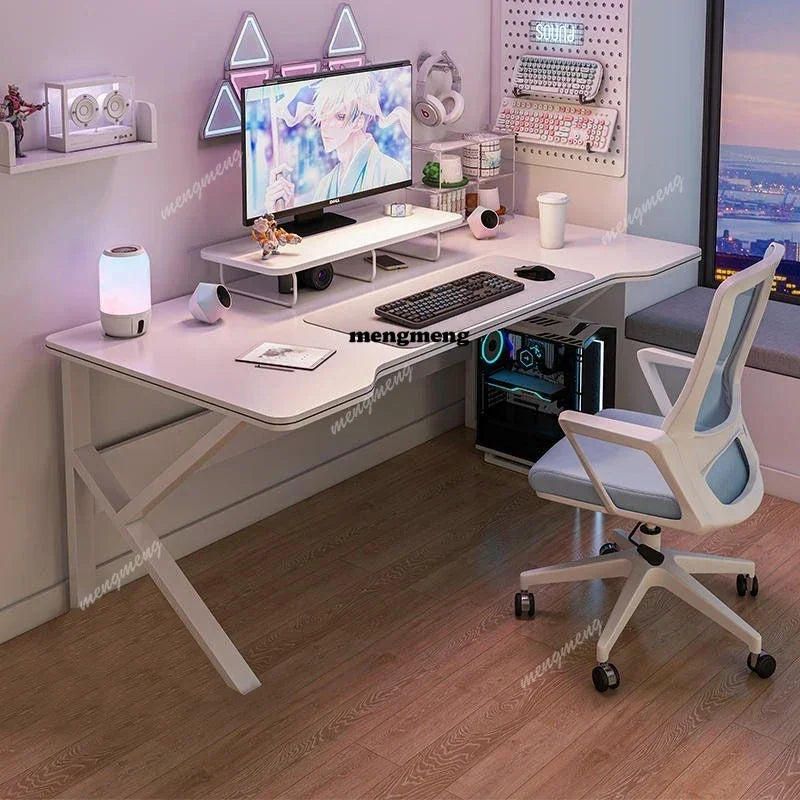 Monitor Stand Accessories Computer Desks Gaming Keyboard Study Office Table Notebook Bedroom Mesas De Computador Home Furniture - Kimlud