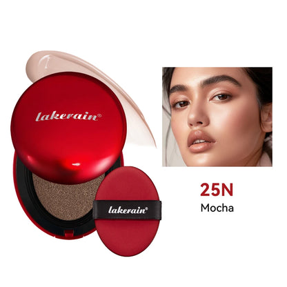 Sunscreen Cushion Foundation Fit Cushion Foundation Full Coverage Waterproof Long-lasting Concealer Long-lasting Makeup...