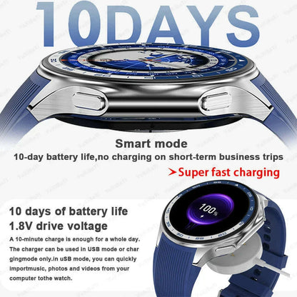 2025 New For Man DT Watch X Smart Watch Men 32GB Memory AMOLED HD Screen Bluetooth Call NFC Heart rate waterproof SmartWatch