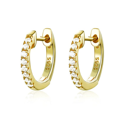 Wholesale Sweet Sapphire Earrings Jewelry Oval Shape Zircon Gemstone Stud Earrings Accessories Women Wedding Engagement...