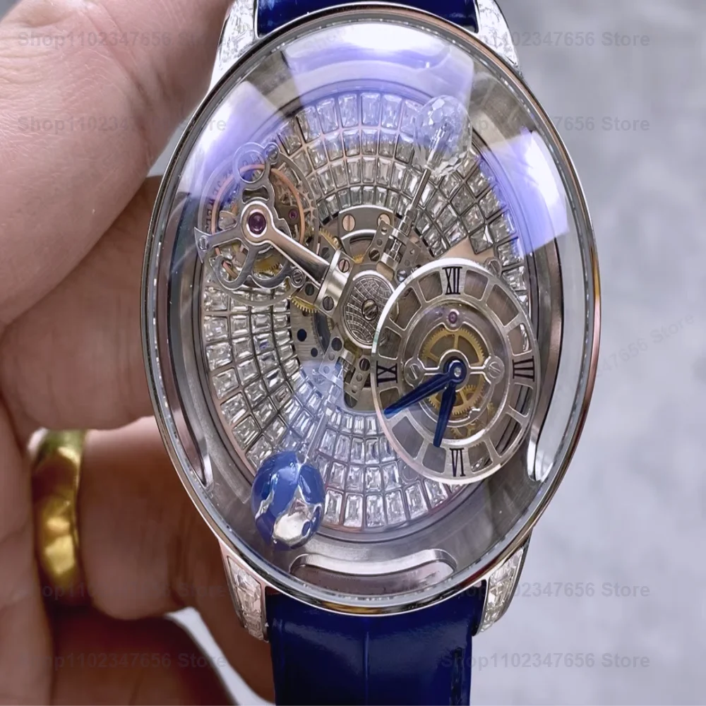 Creative Starry Sky Rotating Earth Globe Men's Automatic Mechanical Watch | Kimlud Mid Range Monitor