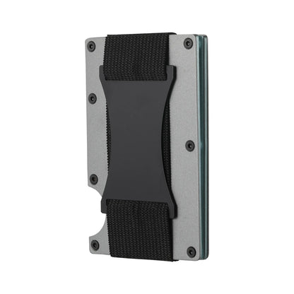 New Slim Pop-Up RFID Protection Card Holder Men Women Aluminum Wallet Elasticity Back Pouch ID Credit Case Unisex Travel Purse