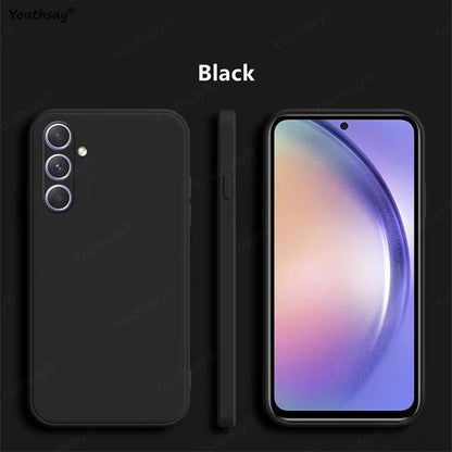 For Samsung Galaxy A16 Case Cover Samsung Galaxy A17 A16 A56 A36 A15 Funda Coque Soft Original Liquid Silicone Case Samsung A16 - Kimlud