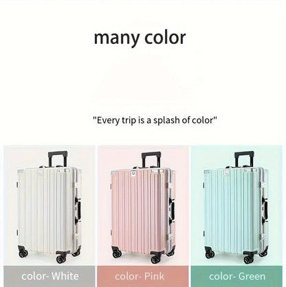 Carry On Luggage -With Aluminum Frame - 20 Inch PC Hard Shell Suitcase - With Cup Holder & USB Port And TSA Locks |...