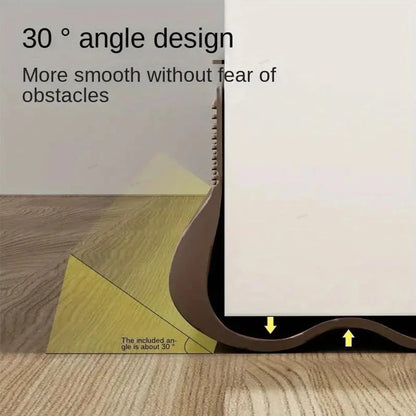 Flexible Door Bottom Sealing Strip Door Gap Soundproofing Wind and Dust Proof Weather Strip Under Door Draft Stopper Tape