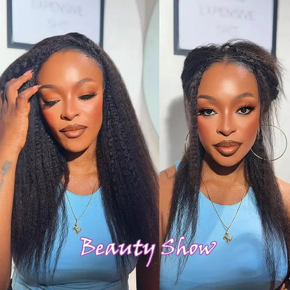 Miracle Knots Knotless Pre-Separated Feather Crochet Virgin Human Hair 3rd Gen Bulk Light Yaki Straight Kinky Straight Braiding
