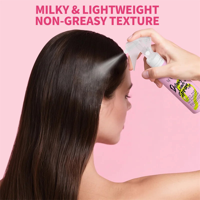 Keratin Hair Mask Keratin Hair Spray Fast Repairing Damaged Frizzy Hairs Smooth Styling Shiny Straightening Hair Care Essence