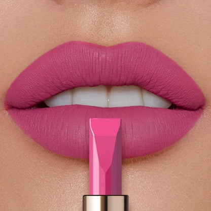 Matte silky velvet lipstick, durable, waterproof and sweat resistant, suitable for daily makeup, Valentine's Day to send female