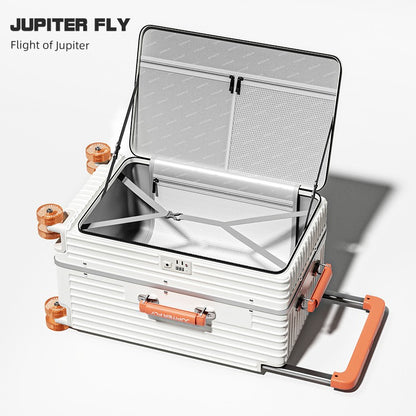 Side Cover Scalable 28-Inch Width Draw-Bar Luggage