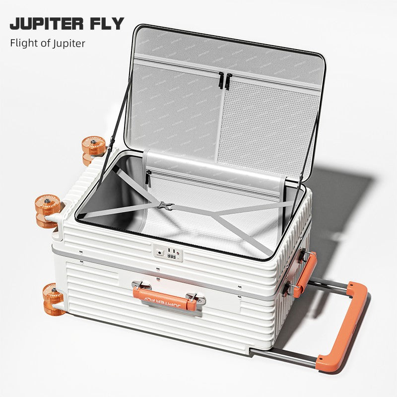 Side Cover Scalable 28-Inch Width Draw-Bar Luggage