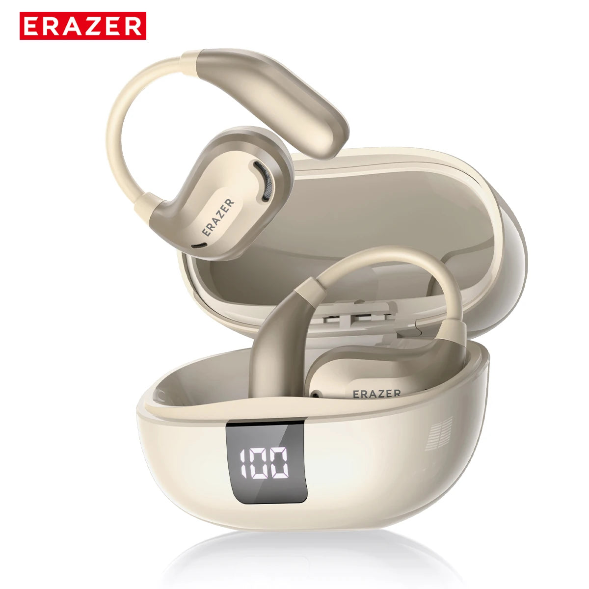 ERAZER XT66PRO Bluetooth Earphones ASMR Headsets DIY APP AI Translator Earbuds Wireless Headphones 13 Hours long life Display - Kimlud