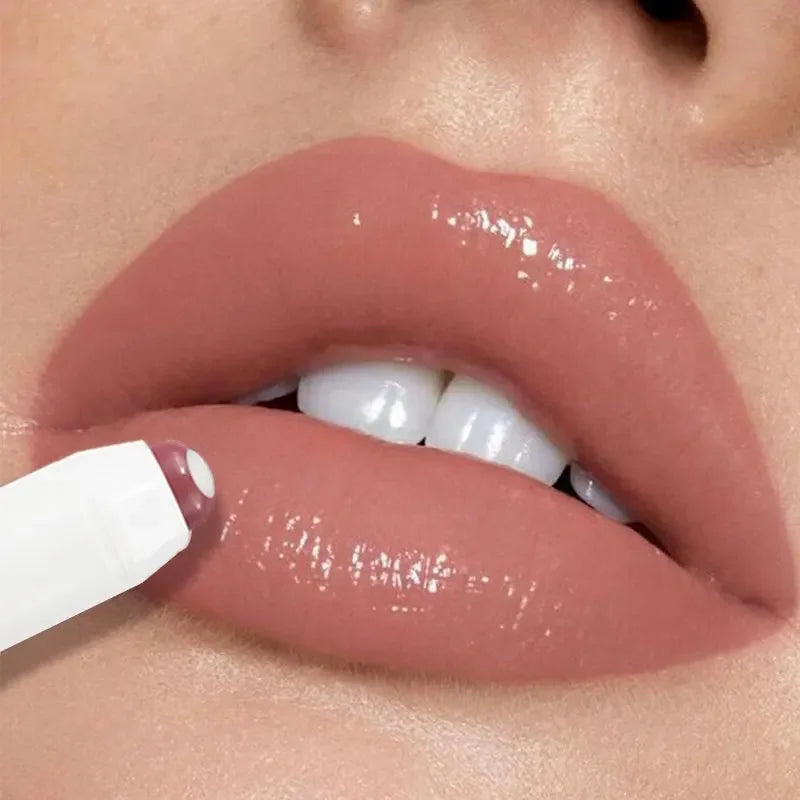 Nude Sandwich Lipstick Cute Moisturizing Long-lasting Non-stick Cup Lip Glaze Makeup Lip Balm Moisturizing Lip Gloss Base