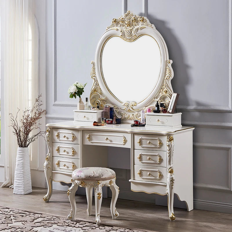 Modern Box Drawers Dresser Eithe Bedroom Girl Large Luxury White Dressing Table Makeup Living Room Comoda Pra Quarto...