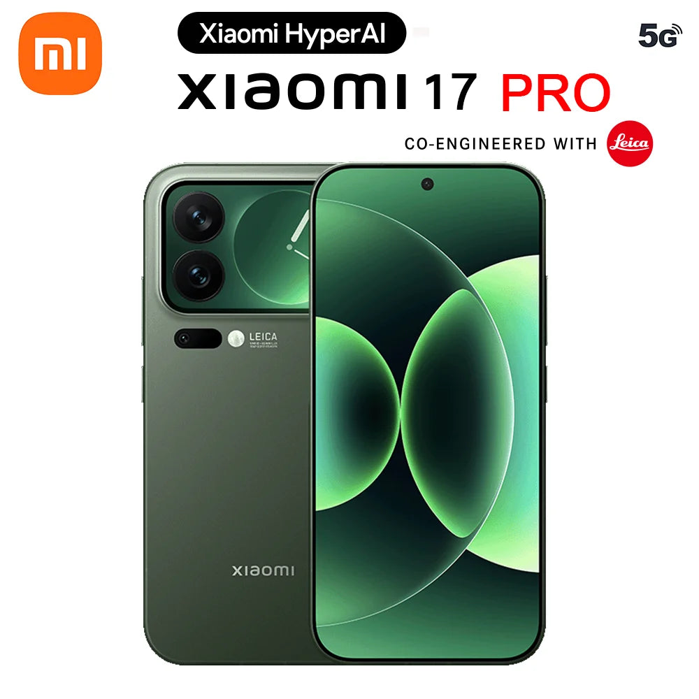 Brand New Xiaomi 17 Pro Smartphone Snapdragon 8 Elite Gen5 6300mAh Battery 100W Hyper Charge 6.3" CN version NFC Dual Screen - Kimlud