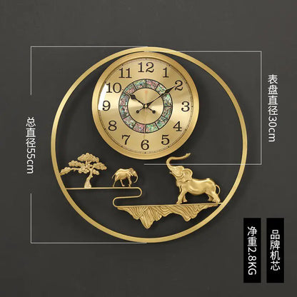 Big Size Living Room Wall Watch Design Aesthetic Luxury Digital Silent Clock Wall Creative Fashion Reloj De Pared Home Decor