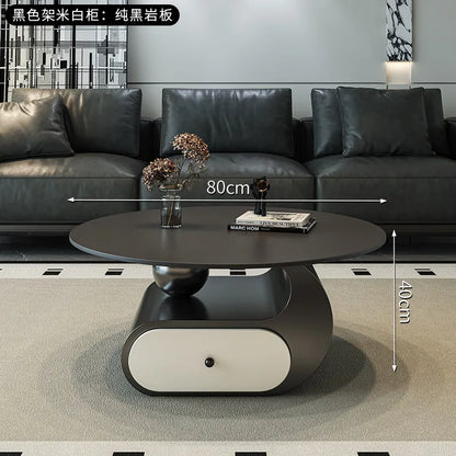 Drawers Aesthetic Coffee Table Minimalist Storage Simple Italian Coffee Table Writing Service Mesa Auxiliar Home...
