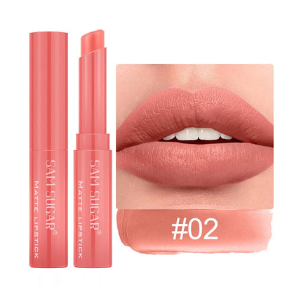 Nude Matte Lip Gloss 6 Colors Long-lasting Velvet Lipstick Waterproof Non-fade Non-stick Cup Lipsticks Women Makeup...