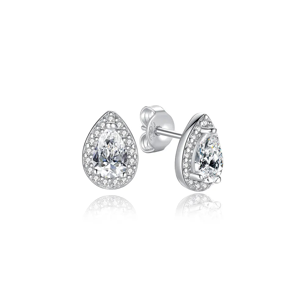 Original 925 Sterling Silver Earrings 2026 Stud Hoop Crystal Earings For Women Rose Gold Crown Heart Infinity Bee Earing...