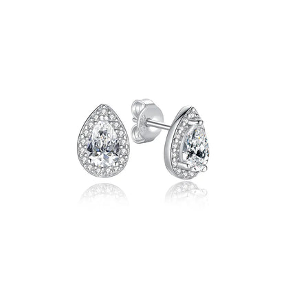 Original 925 Sterling Silver Earrings 2026 Stud Hoop Crystal Earings For Women Rose Gold Crown Heart Infinity Bee Earing...
