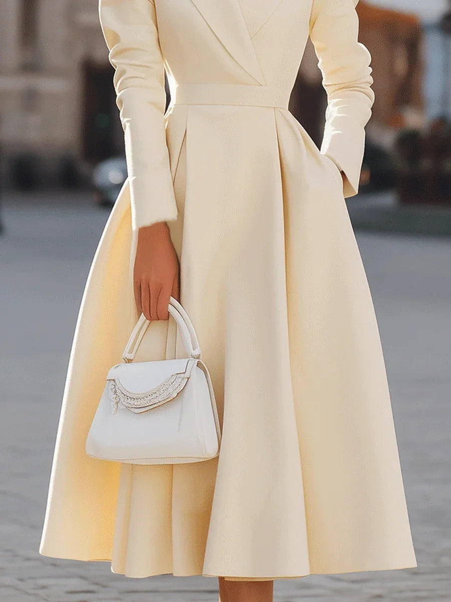 Casual Long Sleeve Maxi Dress Women 2025 Autumn Winter Party A-line Slim Dresses Elgant Vestidos