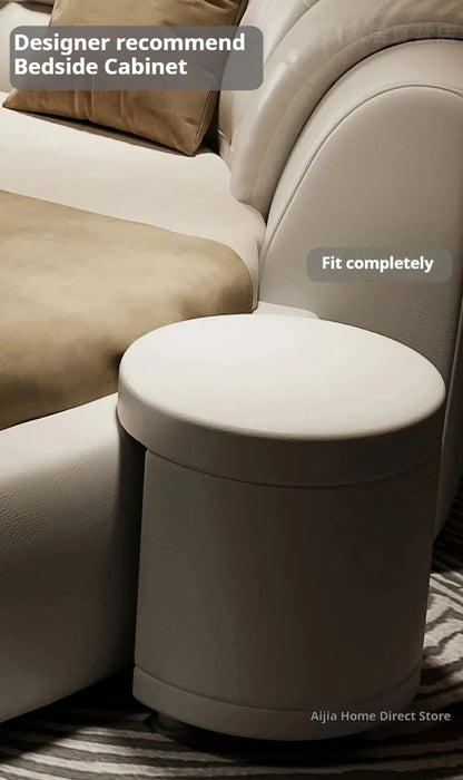 European Style Large Double Bed Round Modern Minimalist Princess Double Bed Luxury Human Camas De Dormitorio Bedroom...