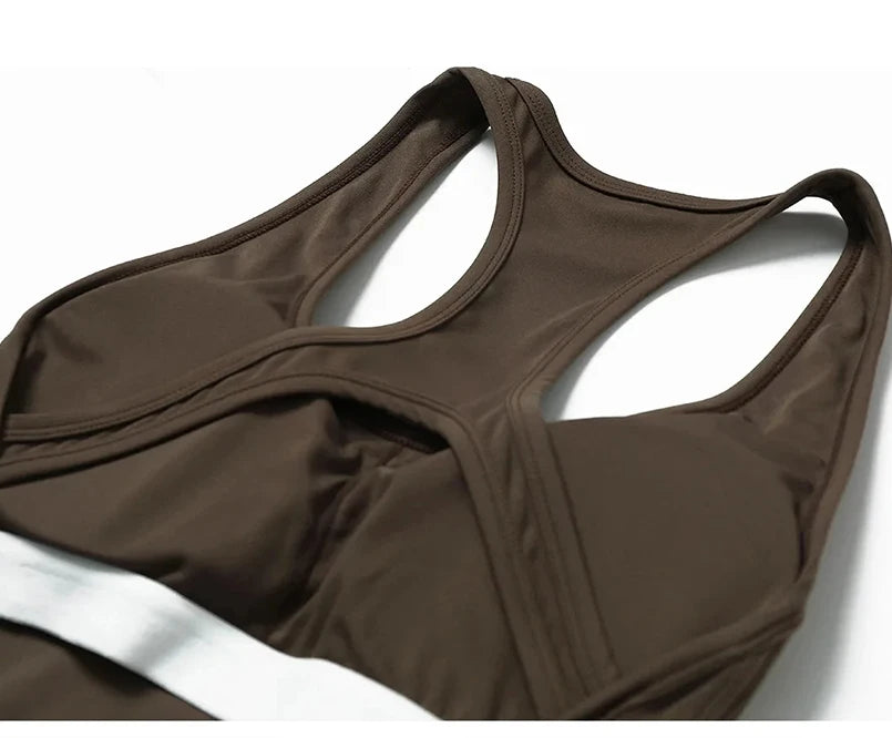 Gym Tracksuit Jumpsuit Sports Overalls for Women Sexy Workout Set Fitness Bodysuit Romper Sportswear Women One-Piece Yoga Suit - Kimlud
