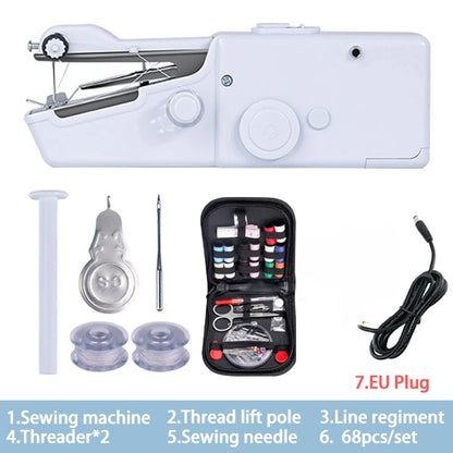 Sewing machine household small multi-function portable mini DIY manual tailor sewing machine manual sewing machine - Kimlud