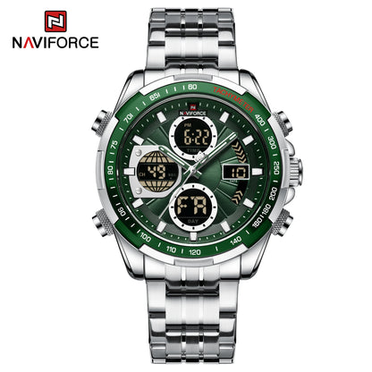 NAVIFORCE Fashion Military Watches for Men Luxury Original Sports Chronograph Watch Waterproof Quartz Clock Digital WristWatch - Kimlud