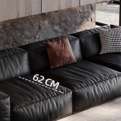 Family Italian Living Room Sofas Genuine Leather Sectional Apartment Relaxing Sofa Elegant Comfortable Muebles Home...