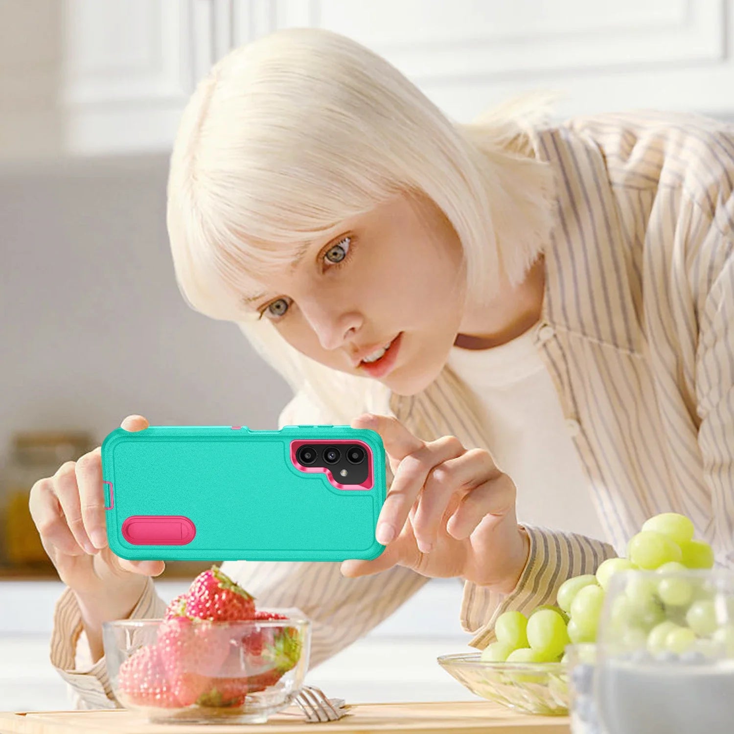 Anti-Shock Strong Cover Cases for Samsung Galaxy S26 Ultra A17 A54 5G A56 A36 A16 A15 A14 A53 S23 S25 FE S24 S25 edge S22 Plus - Kimlud
