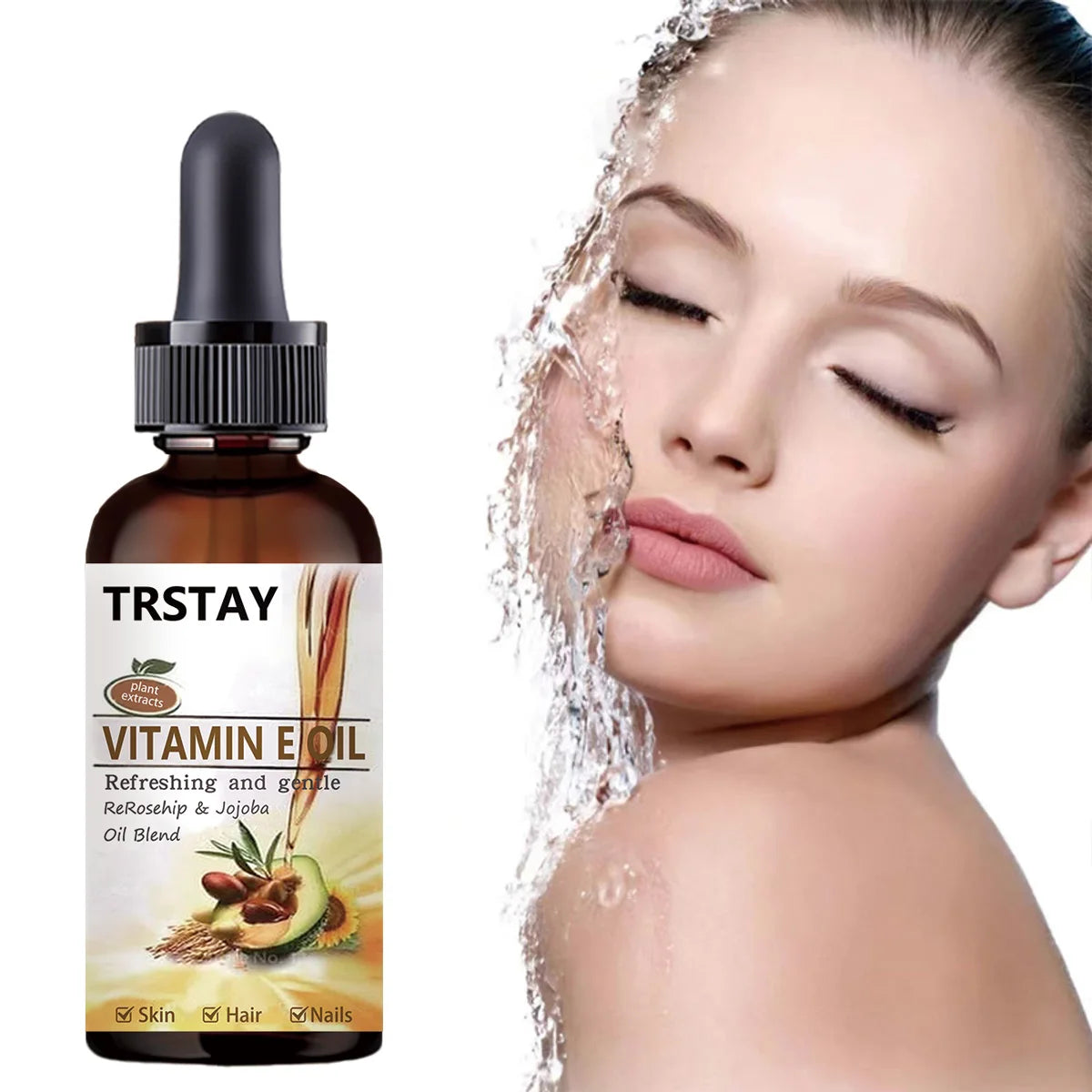 New 100% Pure Natural Vitamin E Oil Face Body Massage Spa Avocado Essential Oils Cold Pressed Moisturizer Serum | Kimlud...
