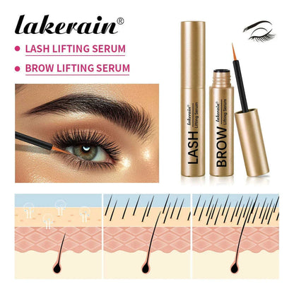 Lash&Brow Set Eyebrow Eyebrow Growth Serum Peptide Mascara Enhancer Eye Lash Fuller Thicker Nourish Lashes Longer Eye Makeup Kit