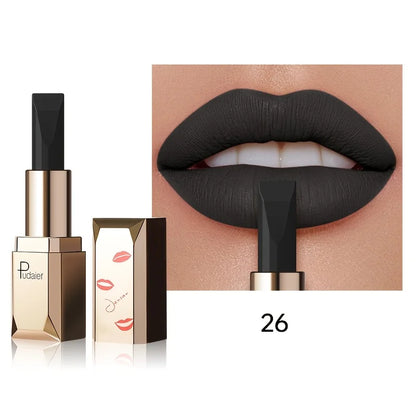Matte silky velvet lipstick, durable, waterproof and sweat resistant, suitable for daily makeup, Valentine's Day to send female
