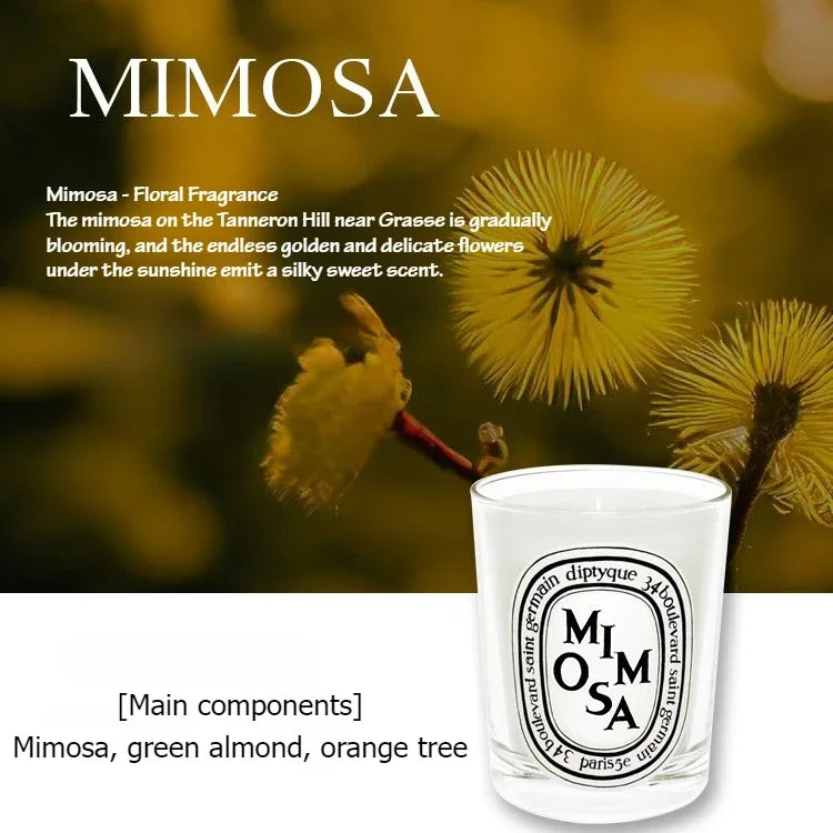 70g Classic Aromatherapy Candle Fig Natural Plant Essential Oil Amber Scented Candle Home Tuberose Fragrance Decoration Gift