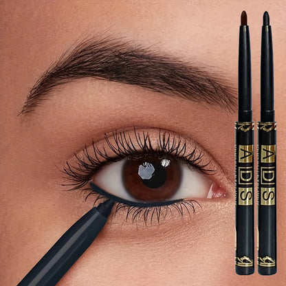 2Pcs Waterproof Black Brown Eyeliner Pencils-Smudge-Proof, Long-Lasting &Beginner-Friendly Smooth High Pigmented Punk...