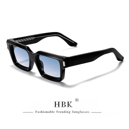 HBK Punk Vintage Square Men's Sunglasses Brand Design Small Frame Sun Glasses Party Travel Glasses Gift Ideal Choice - Kimlud