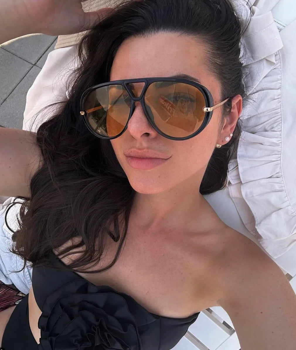 Women Brand Designer Luxury Sun Glasses Sex Vintage Oversized Sunglasses Female Black Fashion Oculos De Sol #300864 |...
