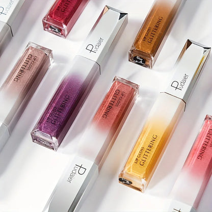 Sparkling Metallic Lip Gloss, Waterproof & Long-Lasting, Matte Lipstick Set, Non-Sticky, Party/Festival Makeup